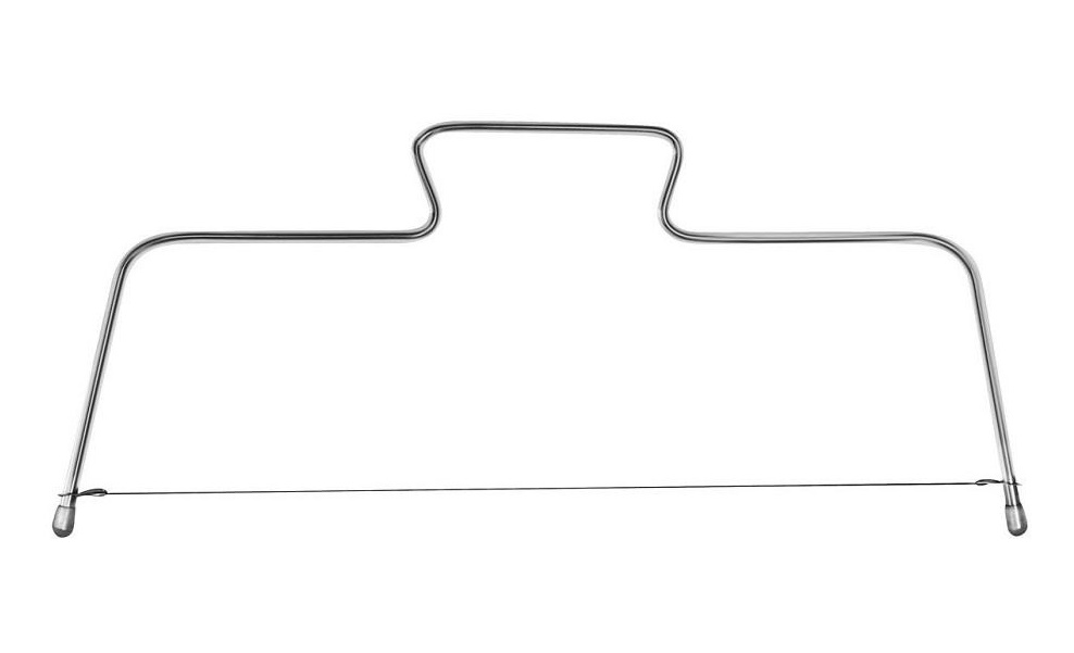 Zenker, seghetto tagliatorte regolabile per farcire cm 34×15, in acciaio inox