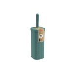 Stefanplast Elegant verde forest, scopino da bagno con contenitore