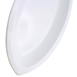 Saturnia, pirofila cm 45 ovale liscia, in porcellana da forno