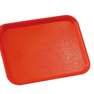 Melform vassoio fast food rosso in nylon rettangolare 34,5x27