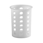 Cilindro portaposate in polipropilene bianco Tablecraft