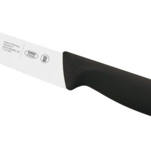 Icel, Horeca Prime spelucchino dritto dentato cm 12 manico nero, lama in acciaio inox, qualità professionale