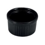 Le Coq Rupis Stampo soufflè set 6 stoneware Nero Ø 6