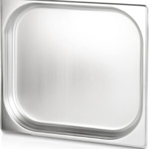 Abert bacinella gastronorm gn 2/3 h 40 mm, da forno in acciaio 18-10 sovrapponibile, professionale
