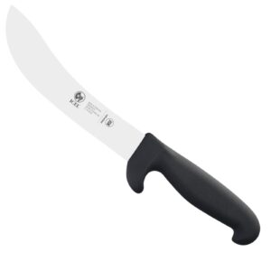 Icel Safe coltello scuoiare professionale acciaio inox nero 15 cm