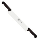 Icel coltello formaggio 2 mani professionale acciaio inox 36 cm