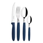 Tramontina set posate acciaio inox Ipanema blu 25 pezzi