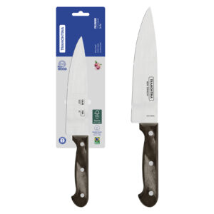 Coltello chef marrone Tramontina Polywood cm 17,5