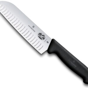 Victorinox coltello Santoku alveolato Fibrox acciaio inox 17 cm