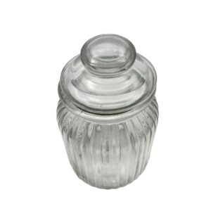 Diane Barattolo In Vetro Sterilizzato Da 907 Ml Con Vassoio Estraibile In Acciaio Inox - Design Elegante Per Alimenti E Conservazione