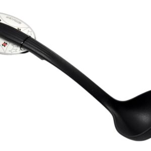 Svanera Jò Mestolo 9 cm Silicone Nero