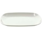Tognana vassoio ovale show plate bianco 24x16 cm