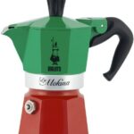 Bialetti mokina tricolore caffettiera alluminio 1/2 tazza